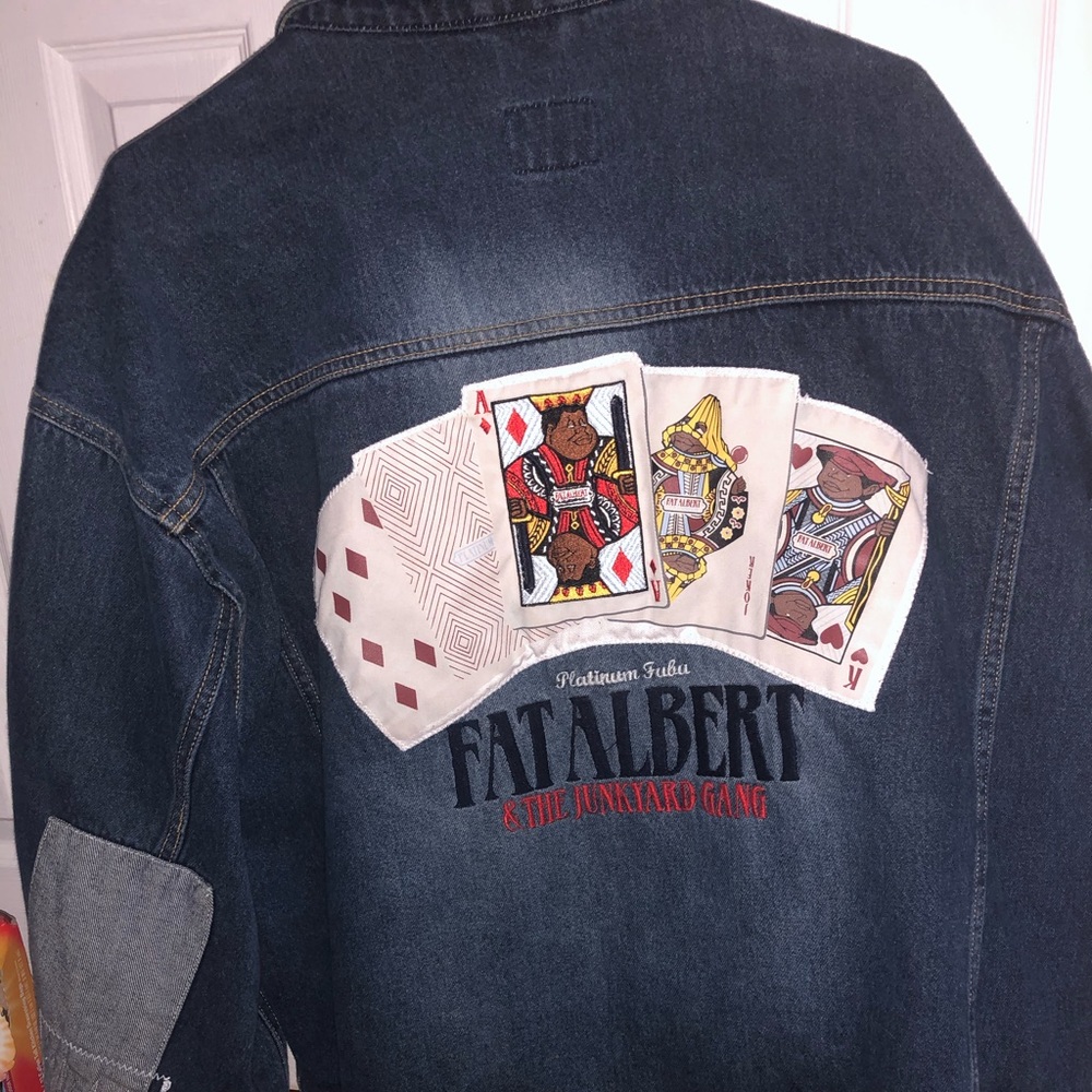 PLATINUM FUBU - FAT ALBERT DENIM JACKET *RARE*